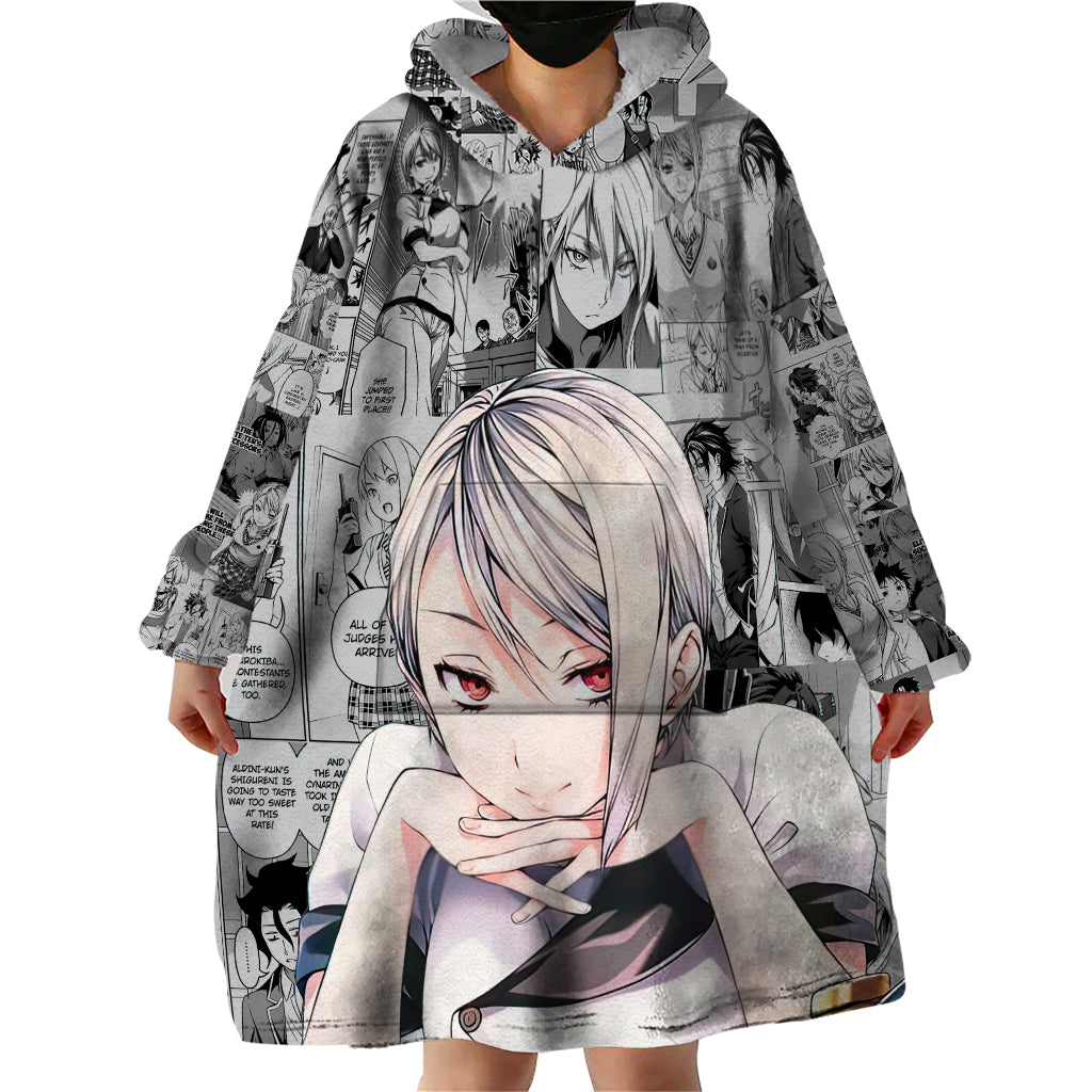Shokugeki no Soma Wearable Blanket Hoodie Nakiri Alice Anime