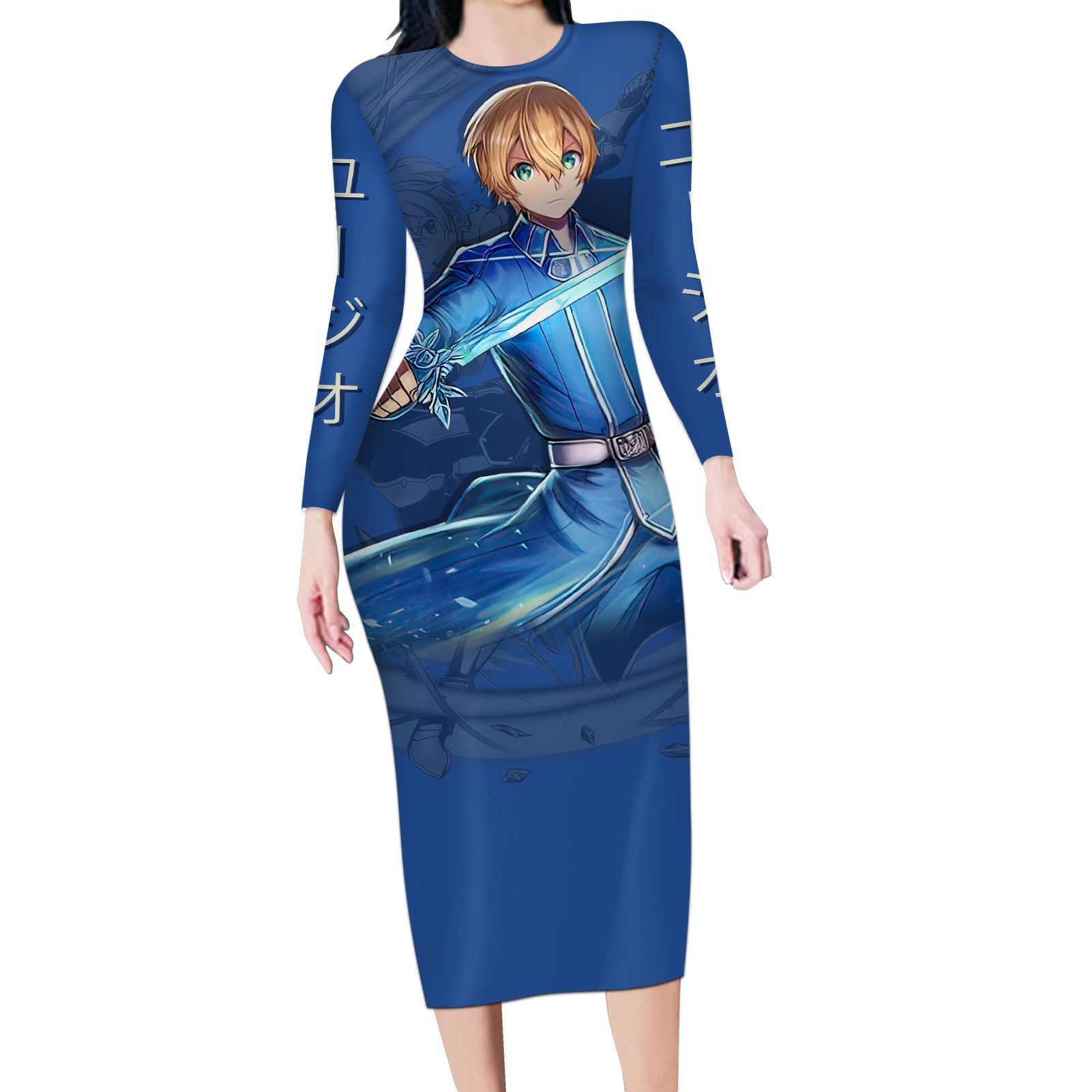 Eugeo Long Sleeve Bodycon Dress Sword Art Online