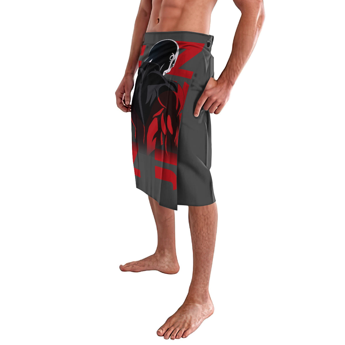 Jiren Dragon Ball Lavalava Anime Mix Text Pattern Abstract Style