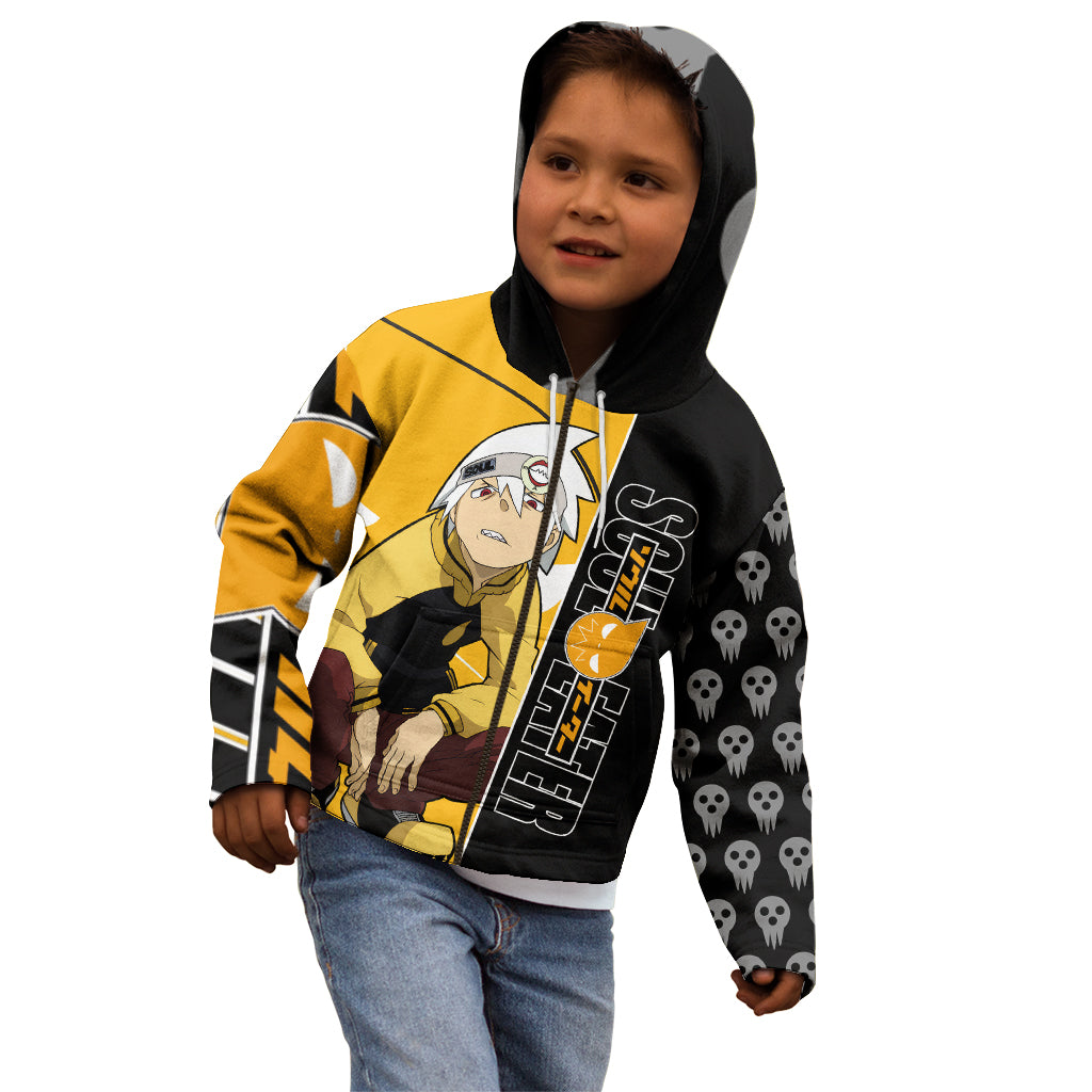 Evans Soul Eater Kid Hoodie Anime Art Mix With Skull Pattern Style