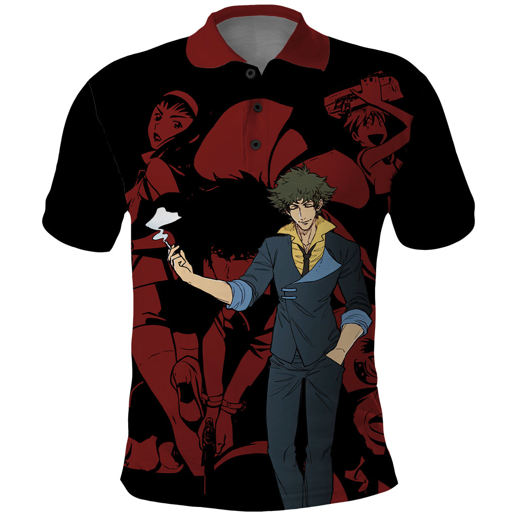 Bebop - Cowboy Bebop Polo Shirt Anime Mix Manga Style