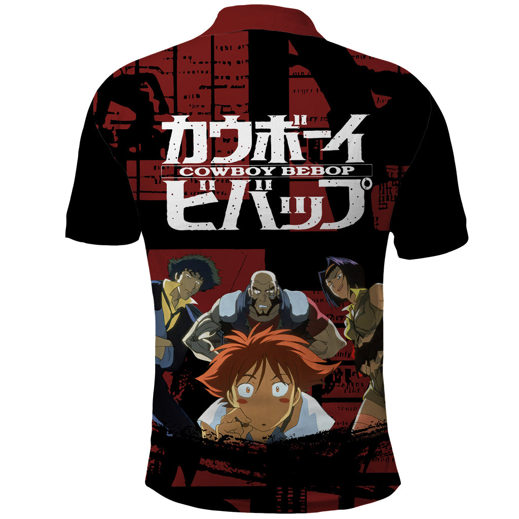 Bebop - Cowboy Bebop Polo Shirt Anime Mix Manga Style