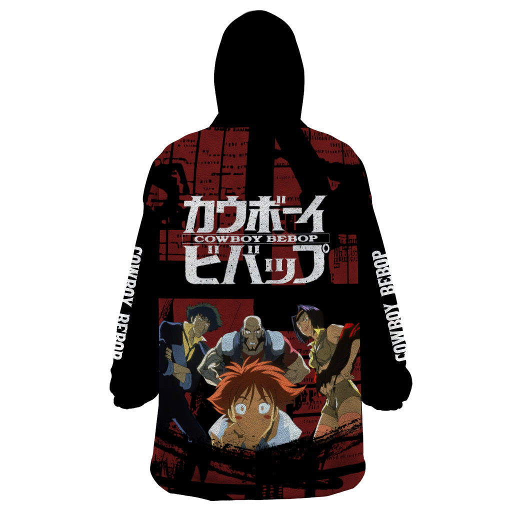 Bebop - Cowboy Bebop Wearable Blanket Hoodie Anime Mix Manga Style