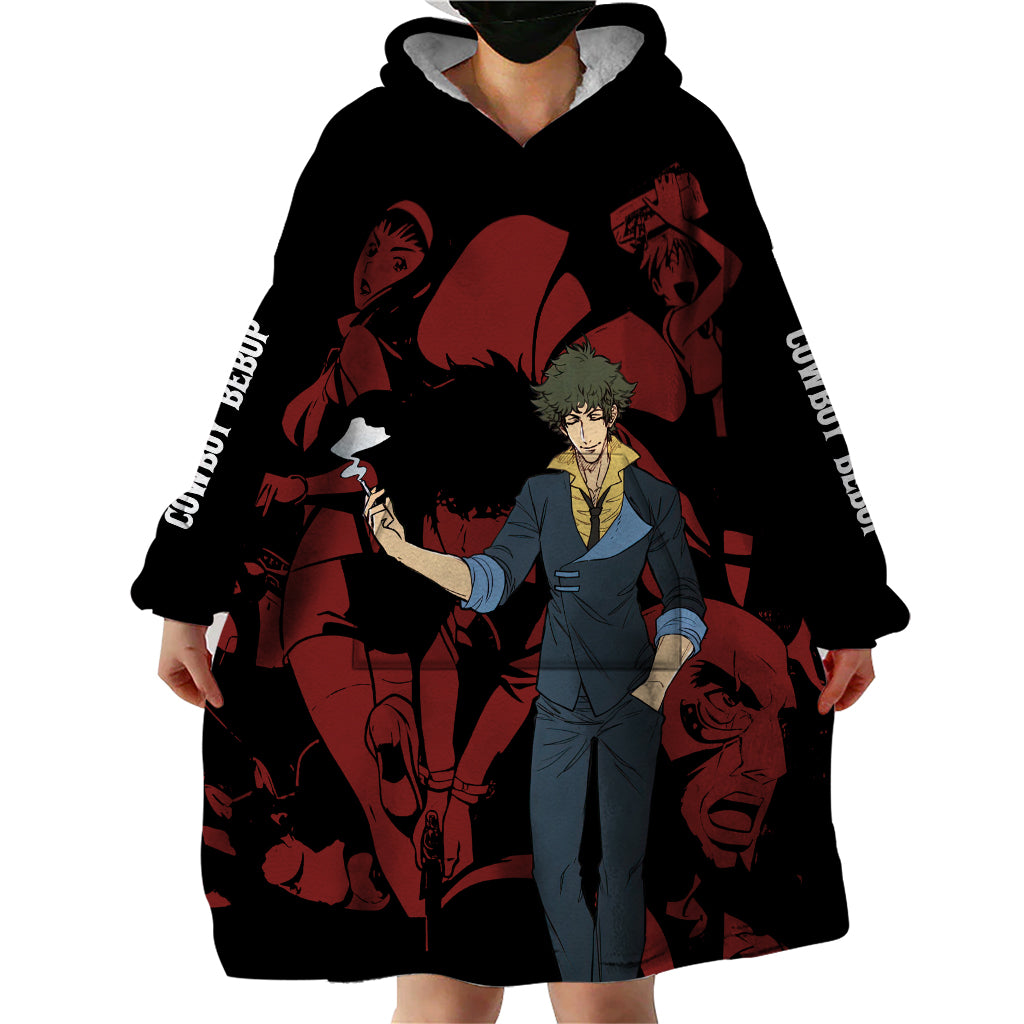 Bebop - Cowboy Bebop Wearable Blanket Hoodie Anime Mix Manga Style