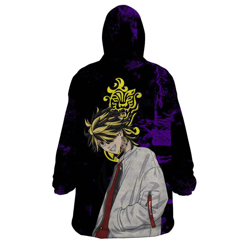 Hanemiya Kazutora Wearable Blanket Hoodie Anime Style