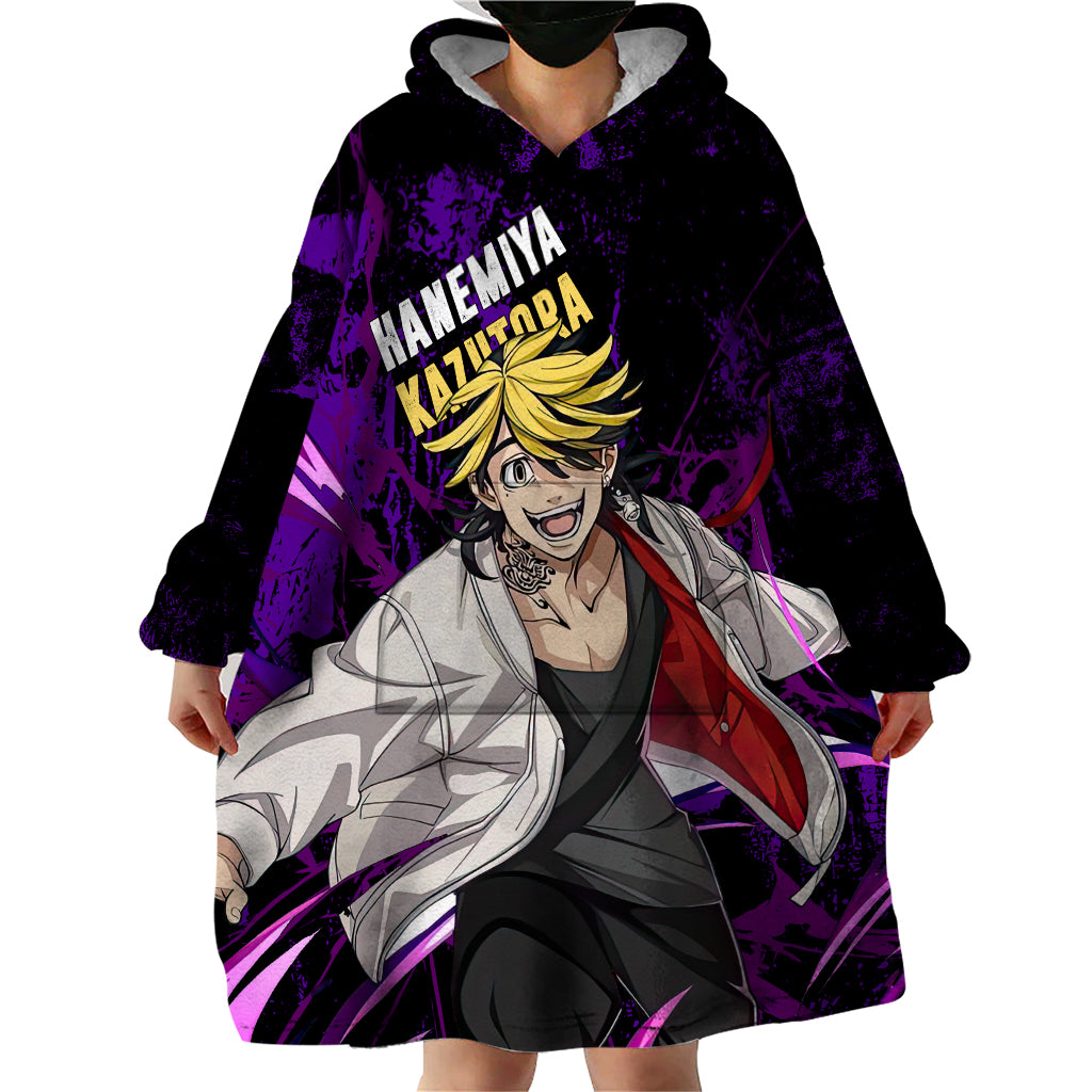 Hanemiya Kazutora Wearable Blanket Hoodie Anime Style