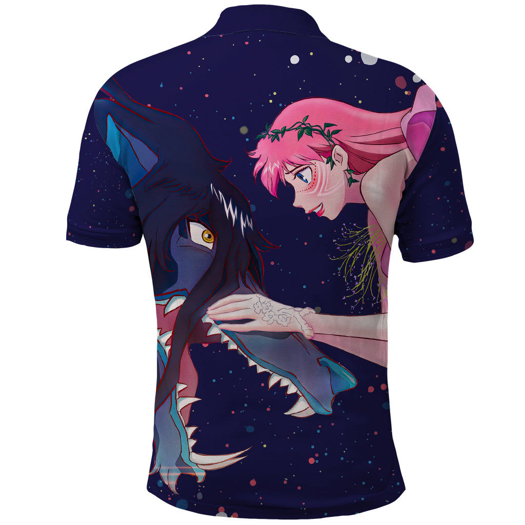 Ryuu to Sobakasu no Hime Naitou Suzu Belle Polo Shirt Anime Style