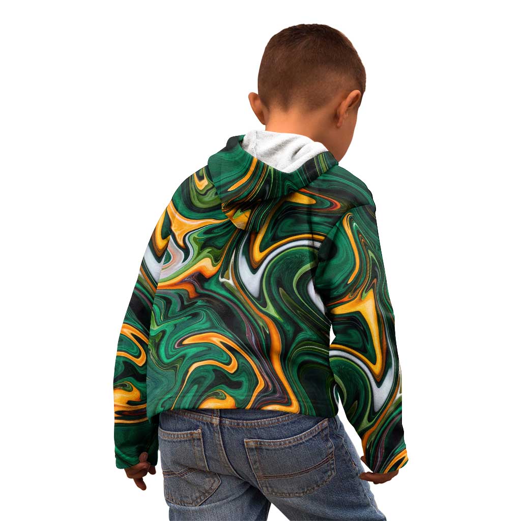Trippy Green White Power Rangers Kid Hoodie Anime Style