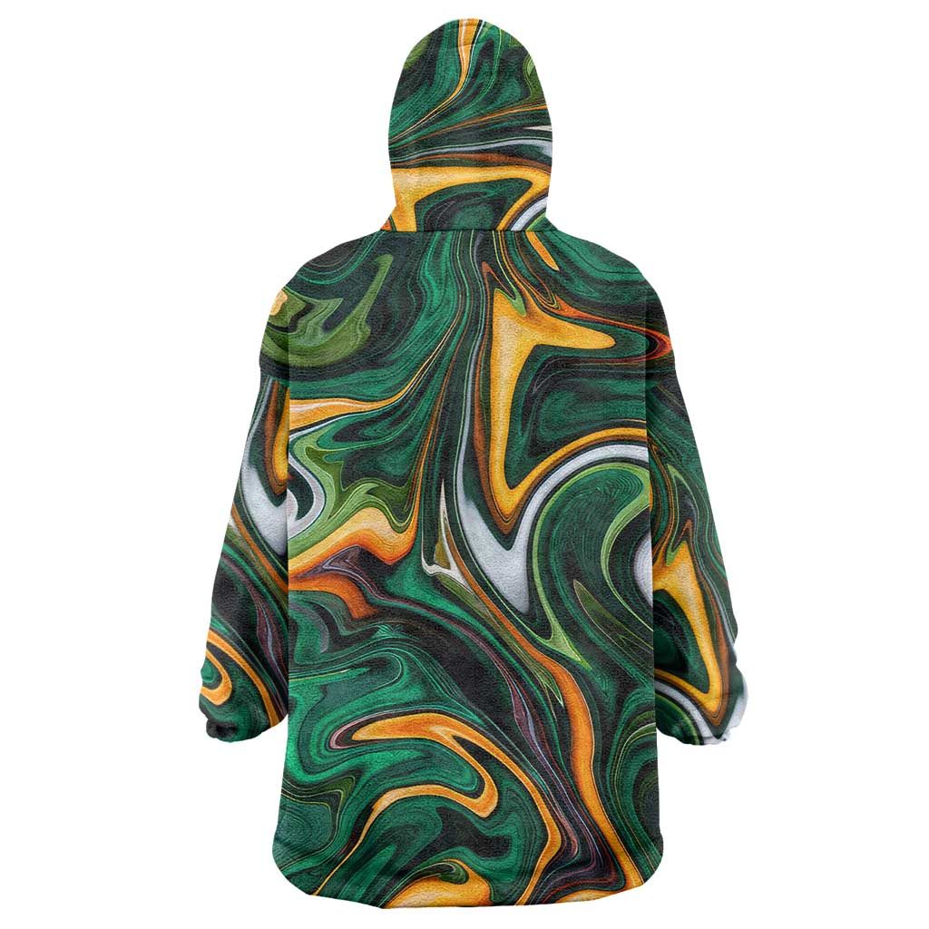 Trippy Green White Power Rangers Wearable Blanket Hoodie Anime Style