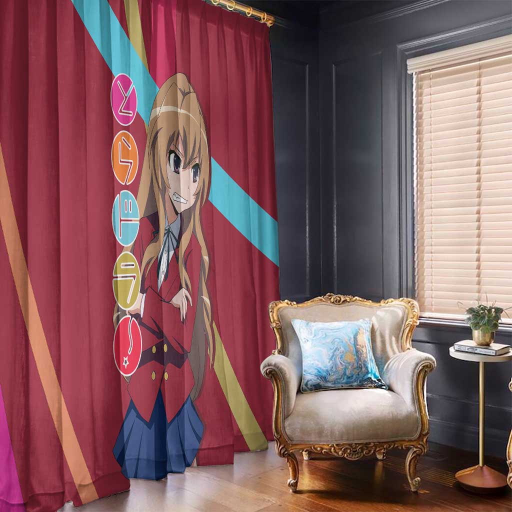 Taiga Aisaka - Toradora Window Curtain Anime Style