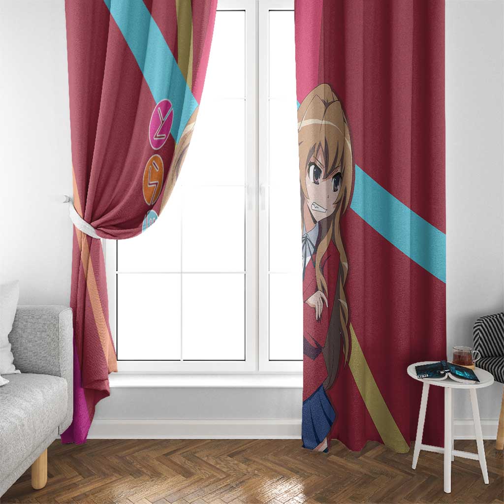 Taiga Aisaka - Toradora Window Curtain Anime Style