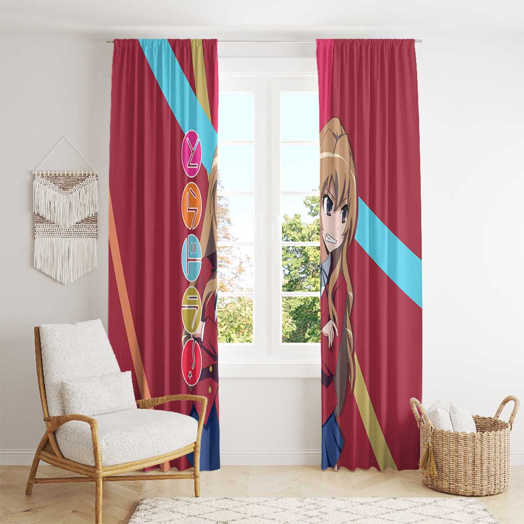 Taiga Aisaka - Toradora Window Curtain Anime Style