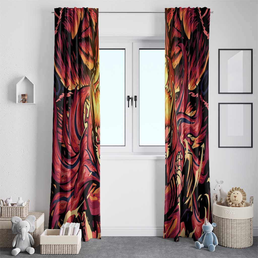 Trippy Naruto Baryon Mode Boruto Window Curtain Anime Style