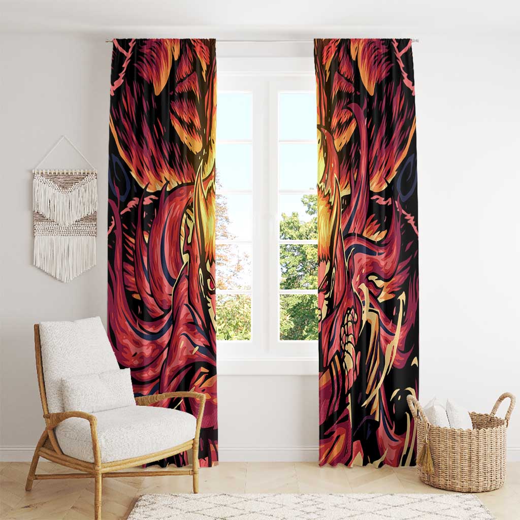 Trippy Naruto Baryon Mode Boruto Window Curtain Anime Style