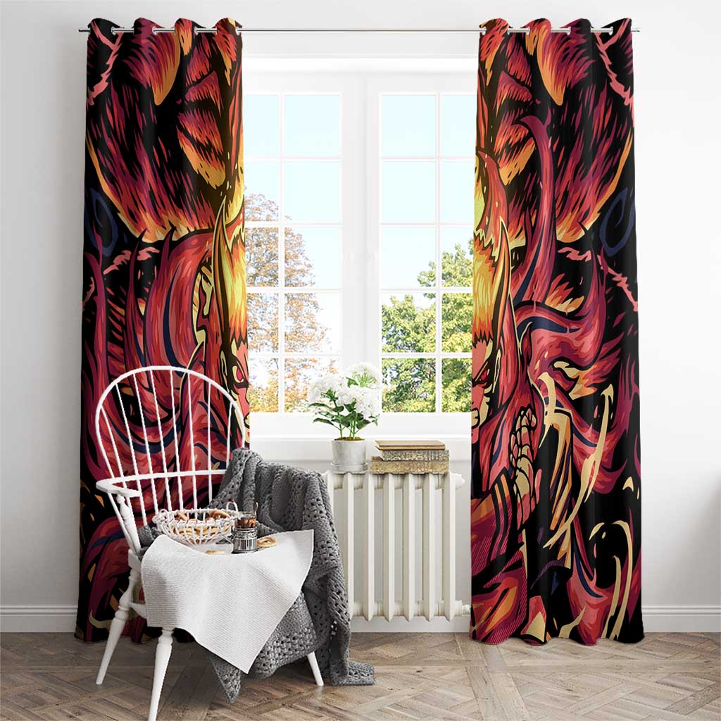 Trippy Naruto Baryon Mode Boruto Window Curtain Anime Style