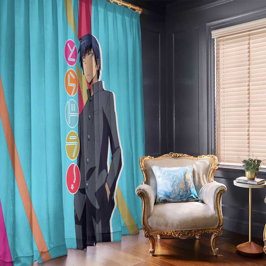 Ryuuji Takasu - Toradora Window Curtain Anime Style