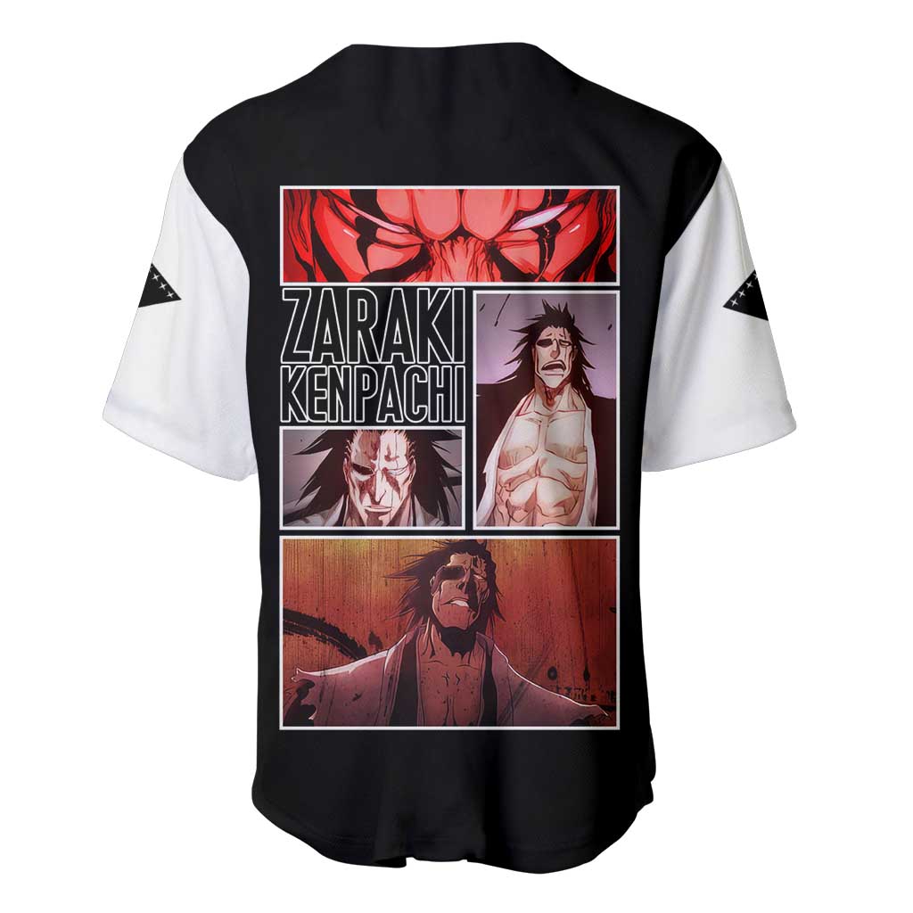 Zaraki Kenpachi TYBWA Bleach Baseball Jersey Anime Style