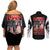 Zaraki Kenpachi TYBWA Bleach Couples Matching Off Shoulder Short Dress and Long Sleeve Button Shirt Anime Style