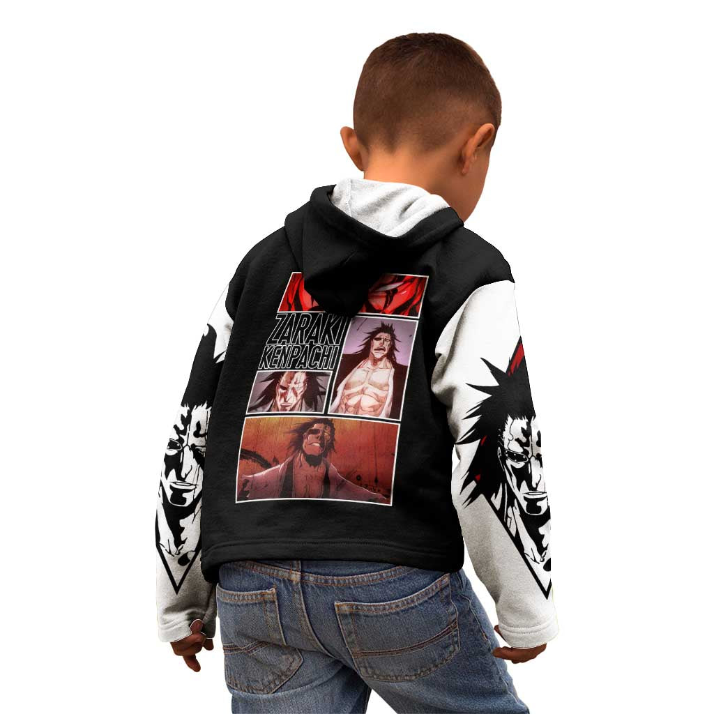 Zaraki Kenpachi TYBWA Bleach Kid Hoodie Anime Style