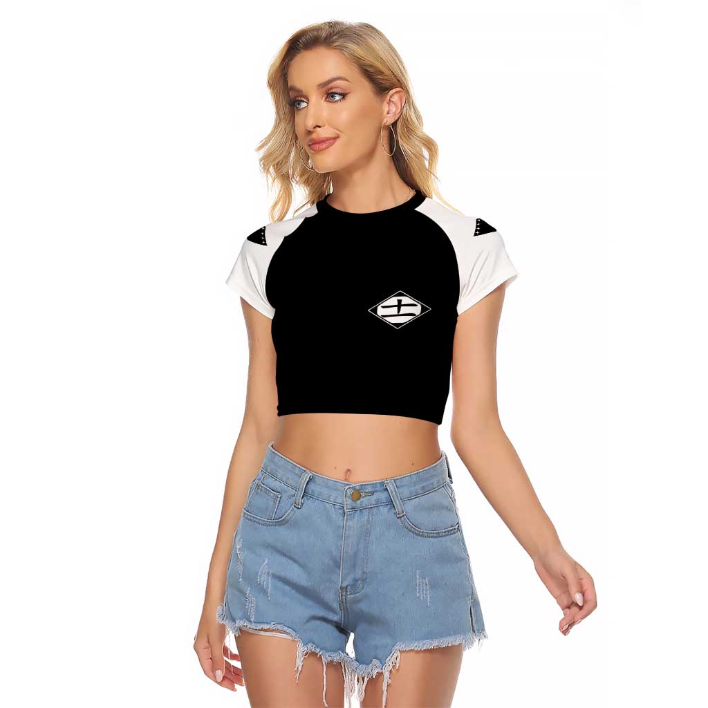 Zaraki Kenpachi TYBWA Bleach Raglan Cropped T Shirt Anime Style