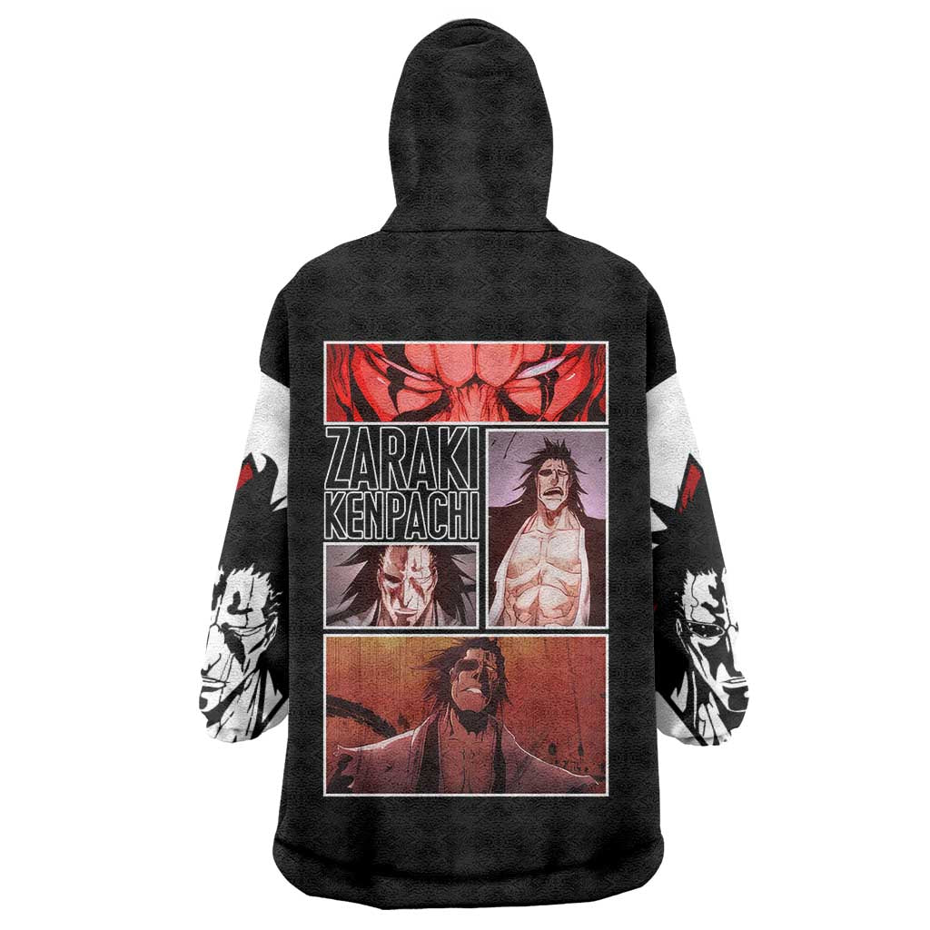 Zaraki Kenpachi TYBWA Bleach Wearable Blanket Hoodie Anime Style