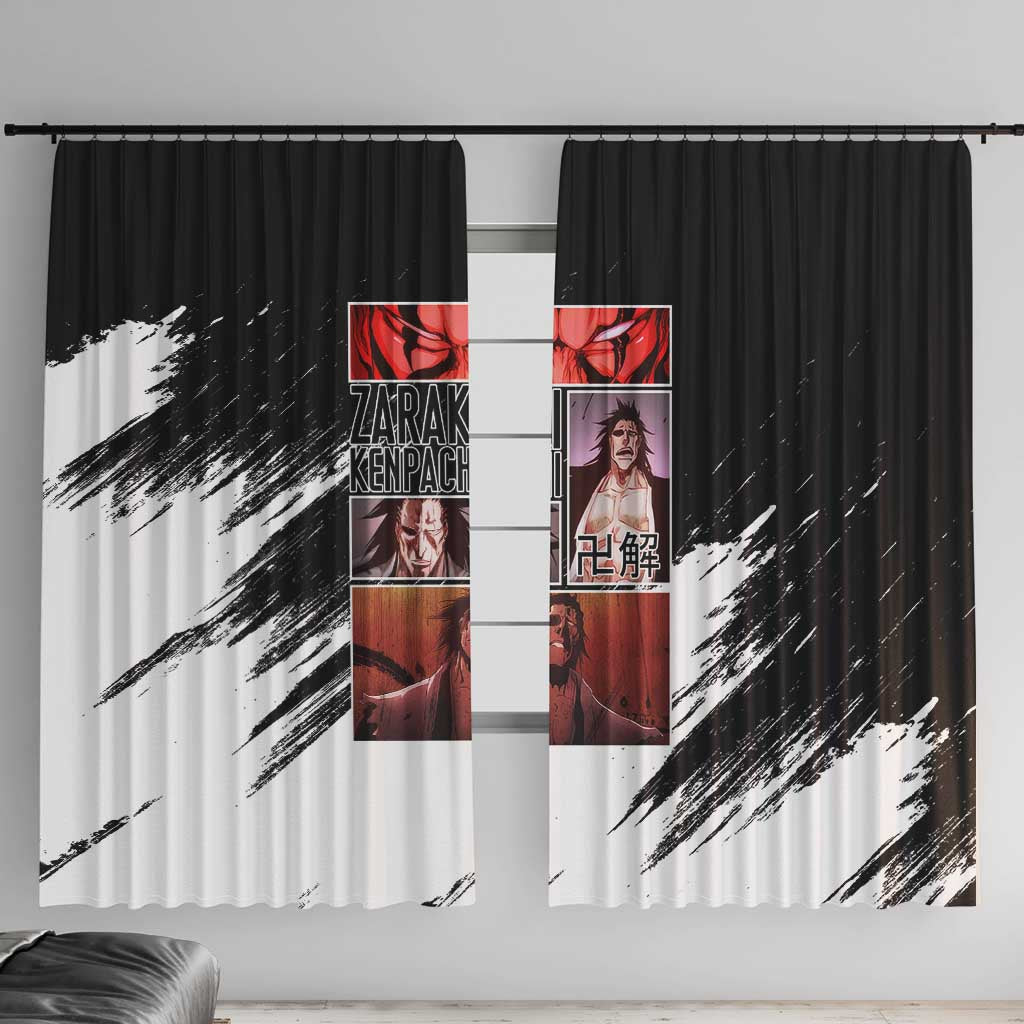 Zaraki Kenpachi TYBWA Bleach Window Curtain Anime Style