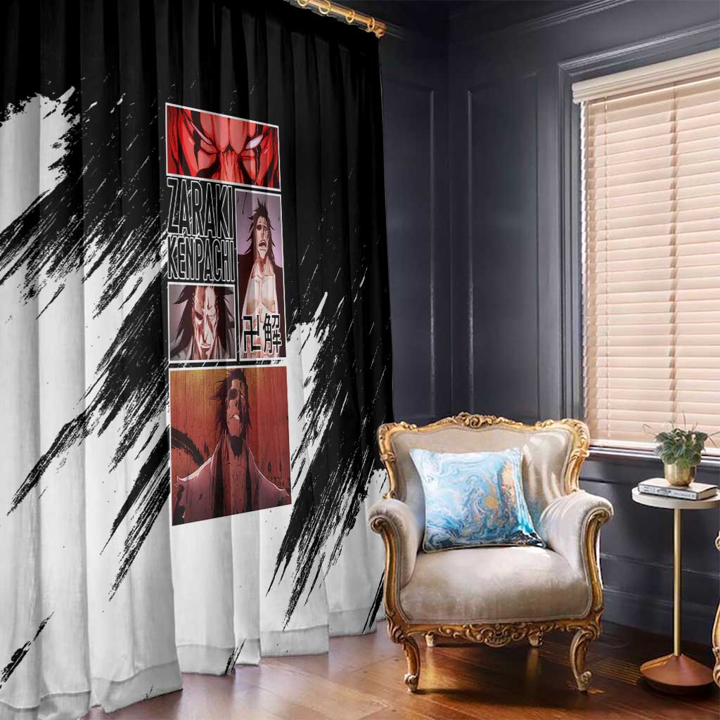 Zaraki Kenpachi TYBWA Bleach Window Curtain Anime Style