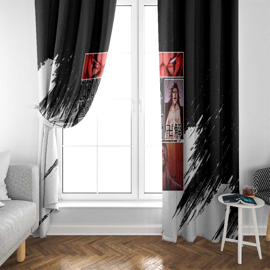 Zaraki Kenpachi TYBWA Bleach Window Curtain Anime Style