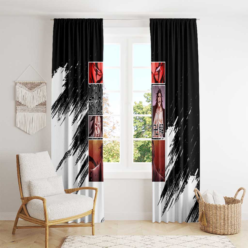Zaraki Kenpachi TYBWA Bleach Window Curtain Anime Style