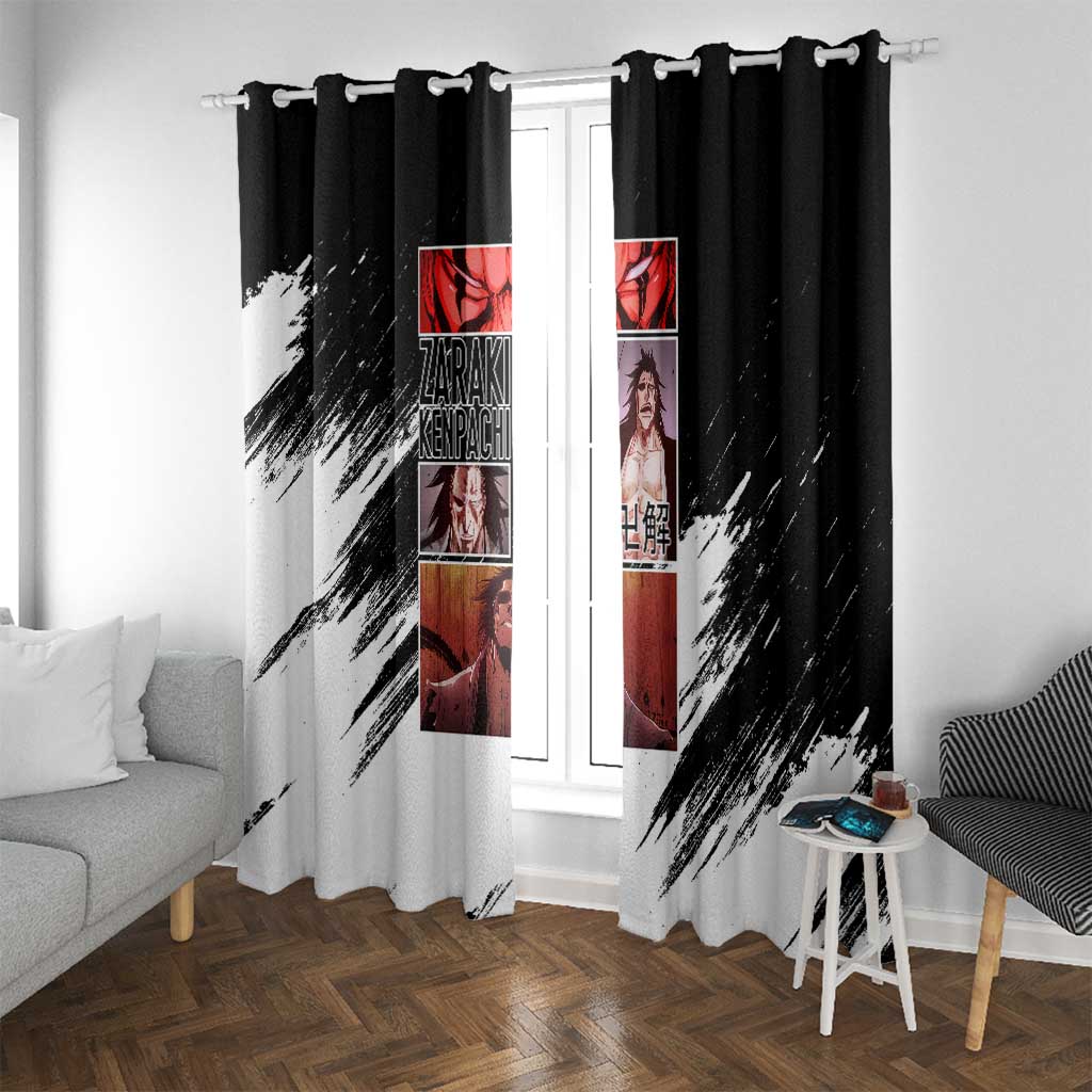 Zaraki Kenpachi TYBWA Bleach Window Curtain Anime Style