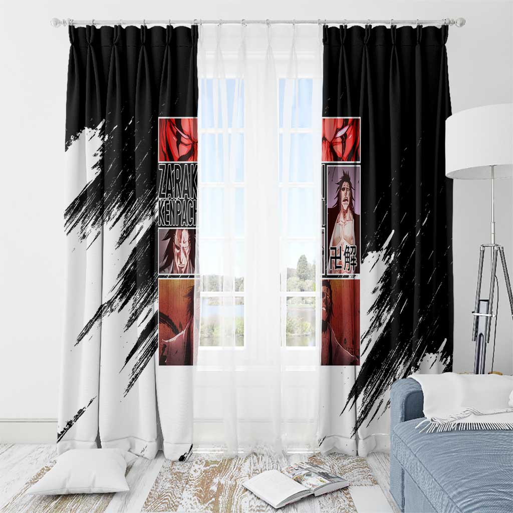 Zaraki Kenpachi TYBWA Bleach Window Curtain Anime Style