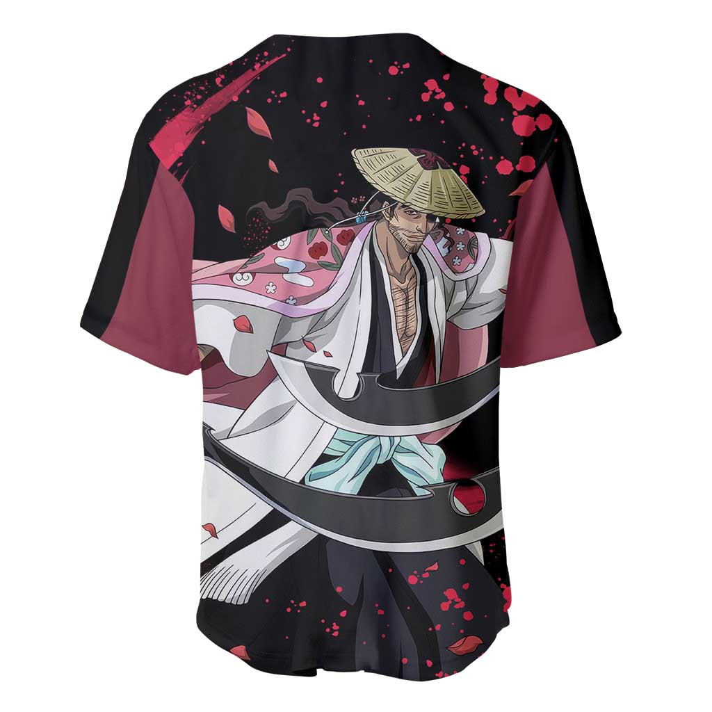 Shunsui Kyoraku - Bleach Baseball Jersey Anime Style