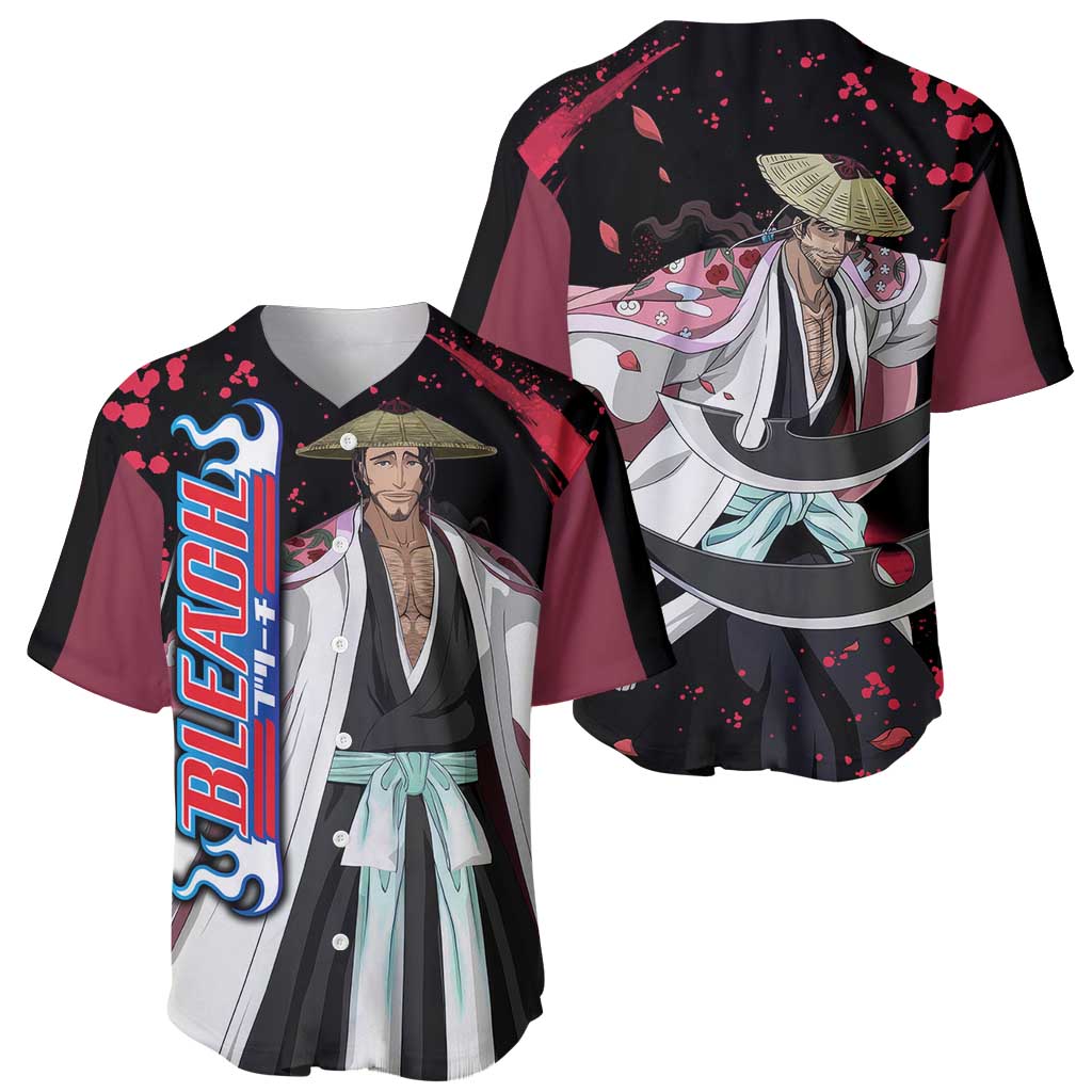 Shunsui Kyoraku - Bleach Baseball Jersey Anime Style