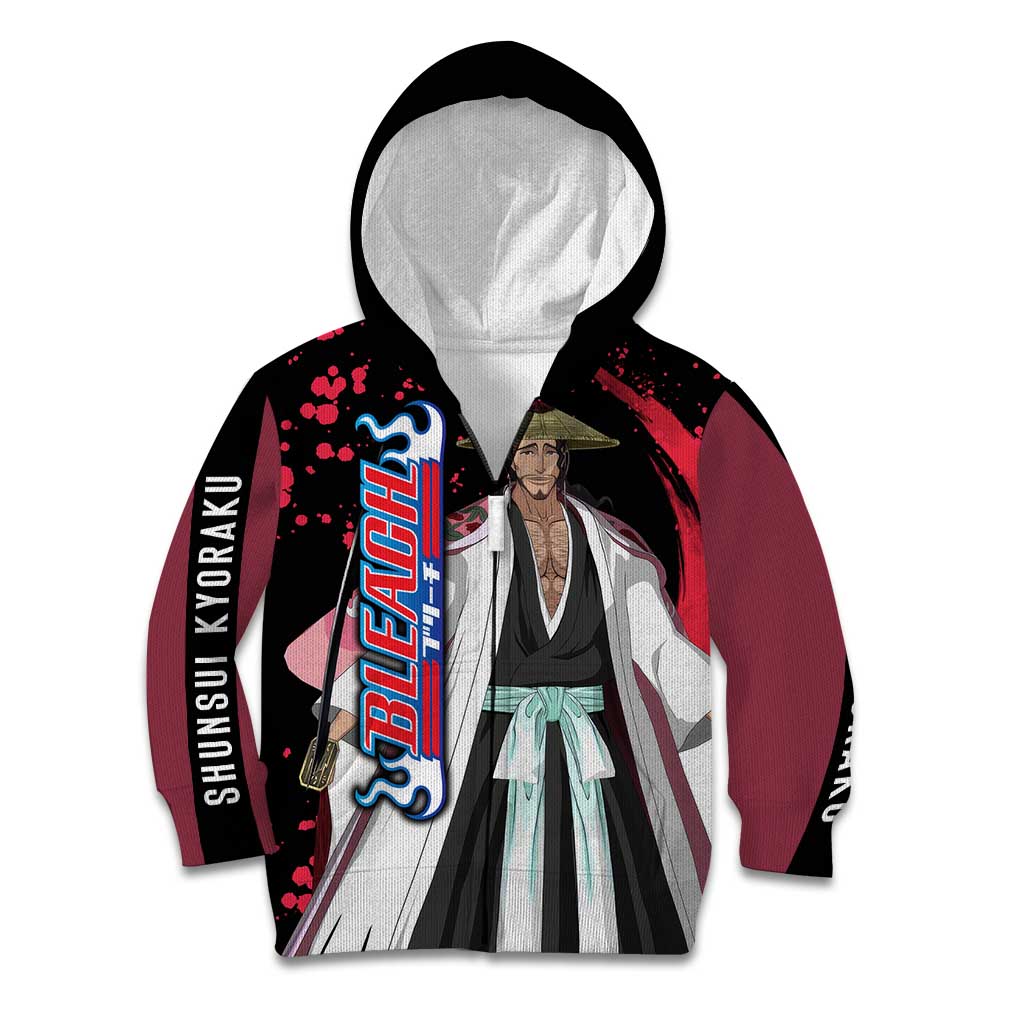 Shunsui Kyoraku - Bleach Kid Hoodie Anime Style