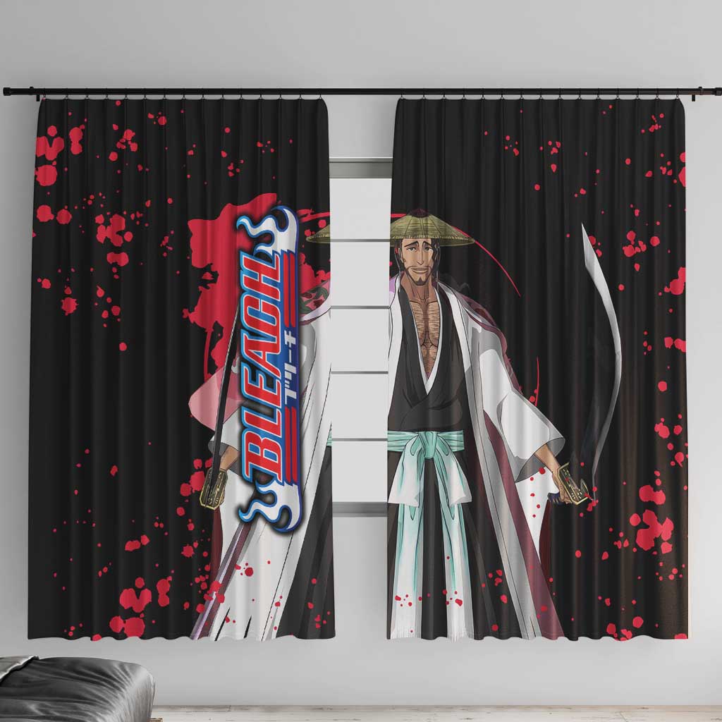 Shunsui Kyoraku - Bleach Window Curtain Anime Style