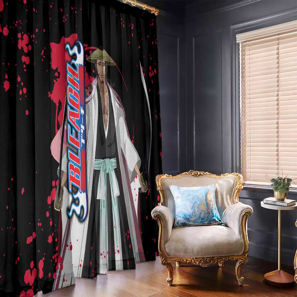 Shunsui Kyoraku - Bleach Window Curtain Anime Style