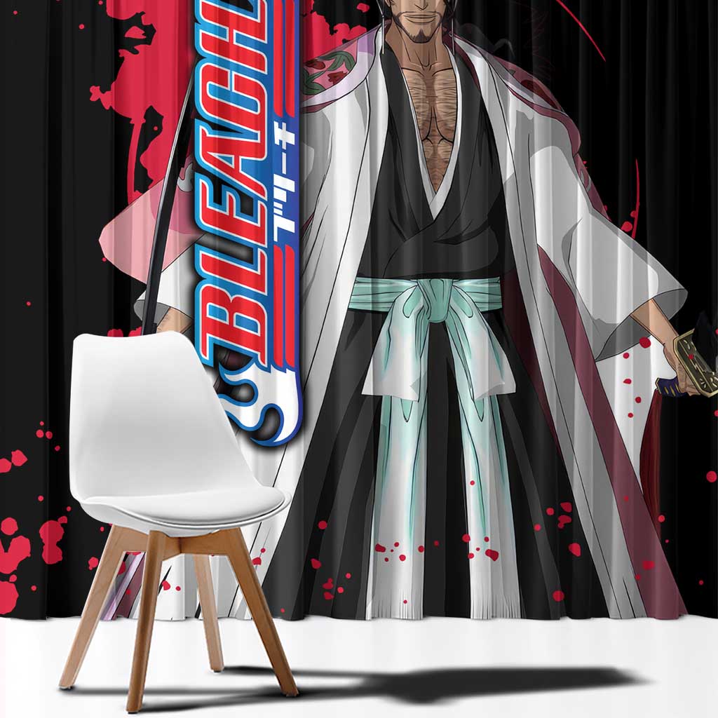 Shunsui Kyoraku - Bleach Window Curtain Anime Style