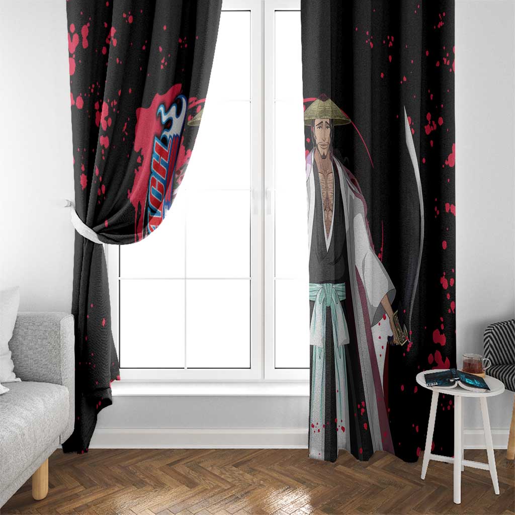 Shunsui Kyoraku - Bleach Window Curtain Anime Style