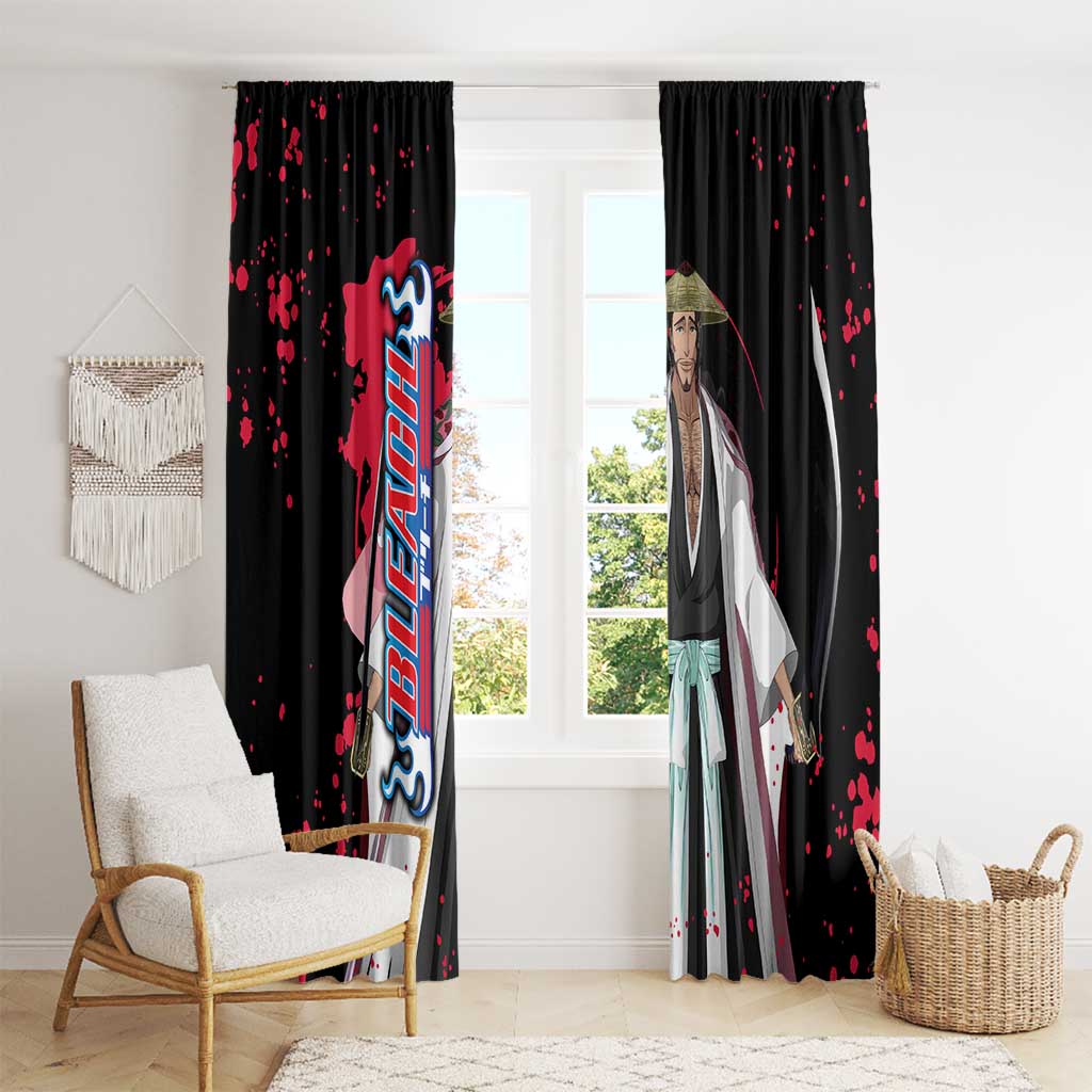 Shunsui Kyoraku - Bleach Window Curtain Anime Style