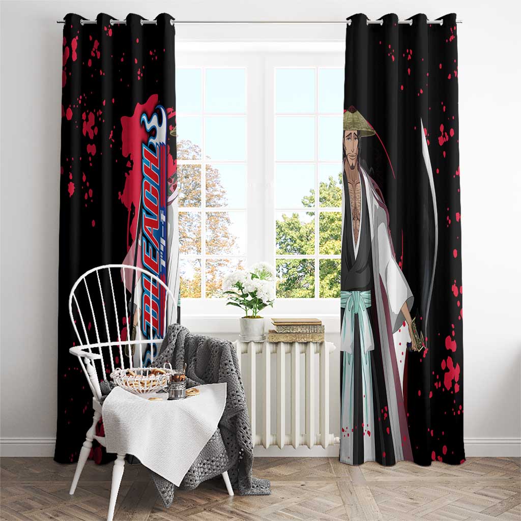 Shunsui Kyoraku - Bleach Window Curtain Anime Style