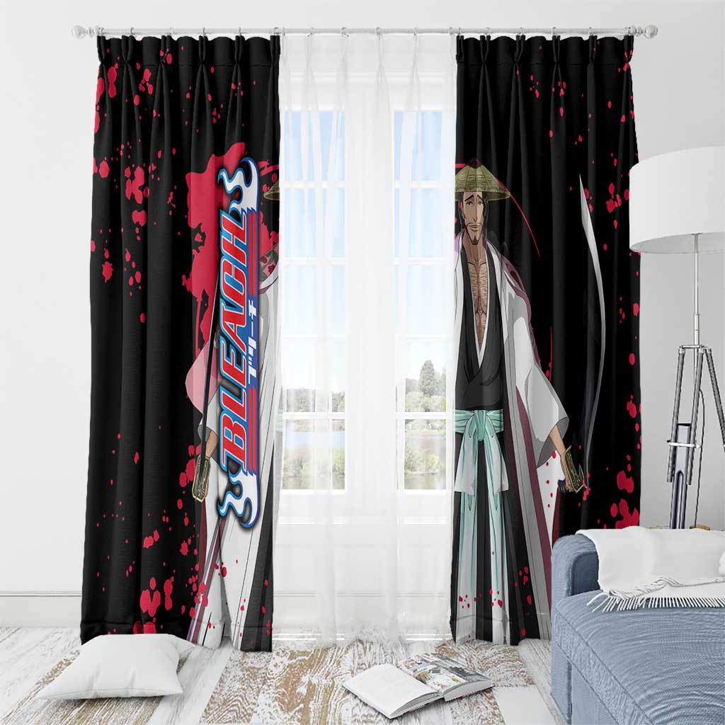 Shunsui Kyoraku - Bleach Window Curtain Anime Style