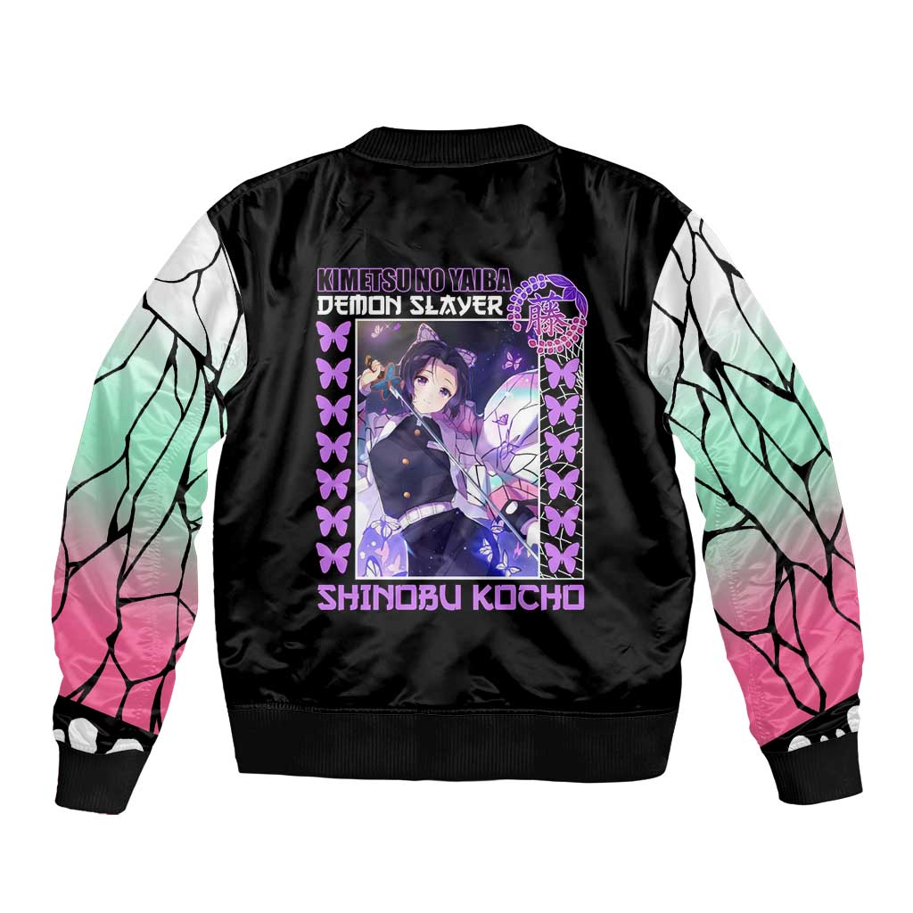 Kocho Shinobu Demon Slayer Bomber Jacket Anime Style