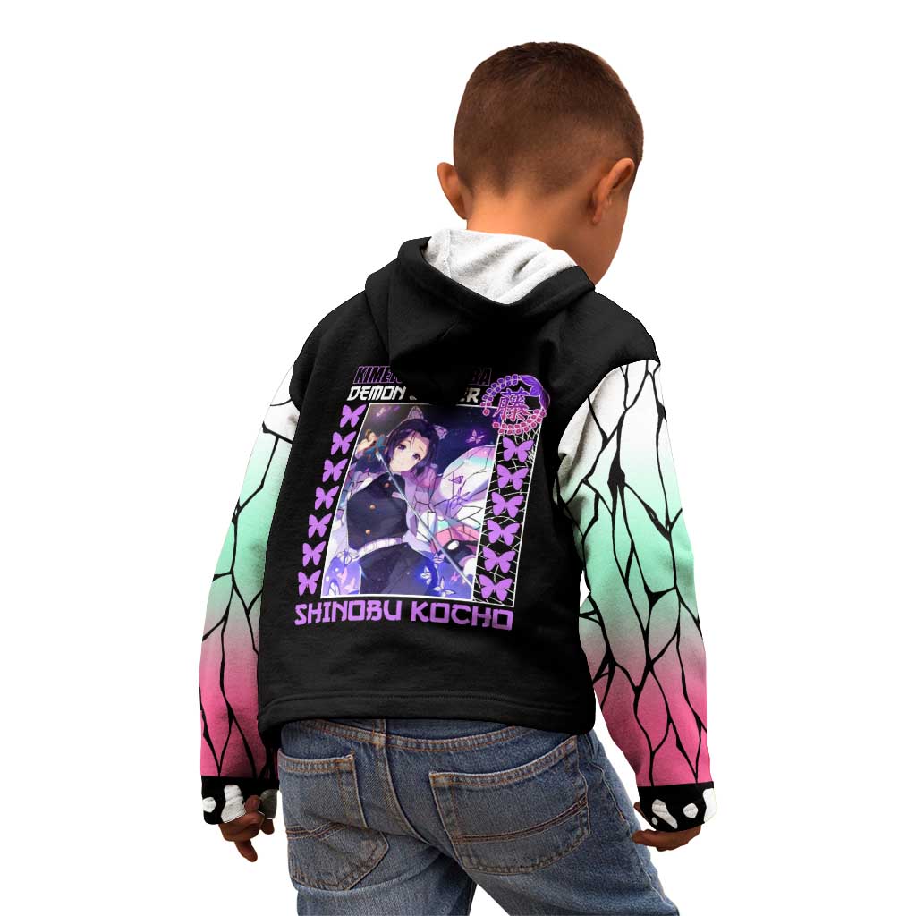 Kocho Shinobu Demon Slayer Kid Hoodie Anime Style