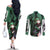 Tatsumaki - One Punch Man Couples Matching Off The Shoulder Long Sleeve Dress and Long Sleeve Button Shirt Anime Style