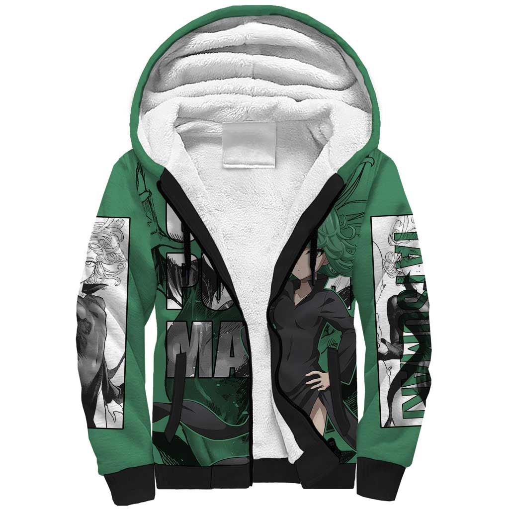 Tatsumaki - One Punch Man Sherpa Hoodie Anime Style