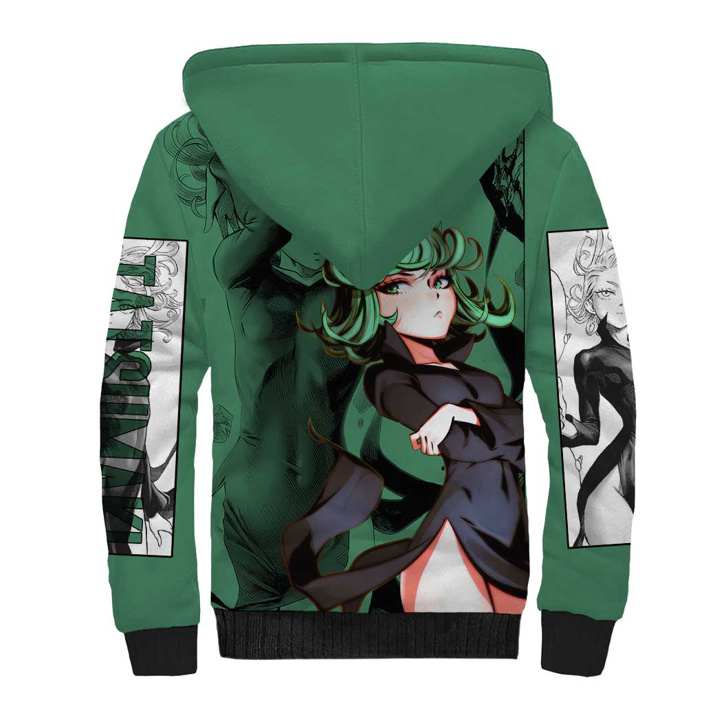 Tatsumaki - One Punch Man Sherpa Hoodie Anime Style