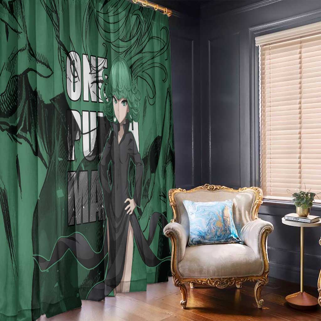 Tatsumaki - One Punch Man Window Curtain Anime Style