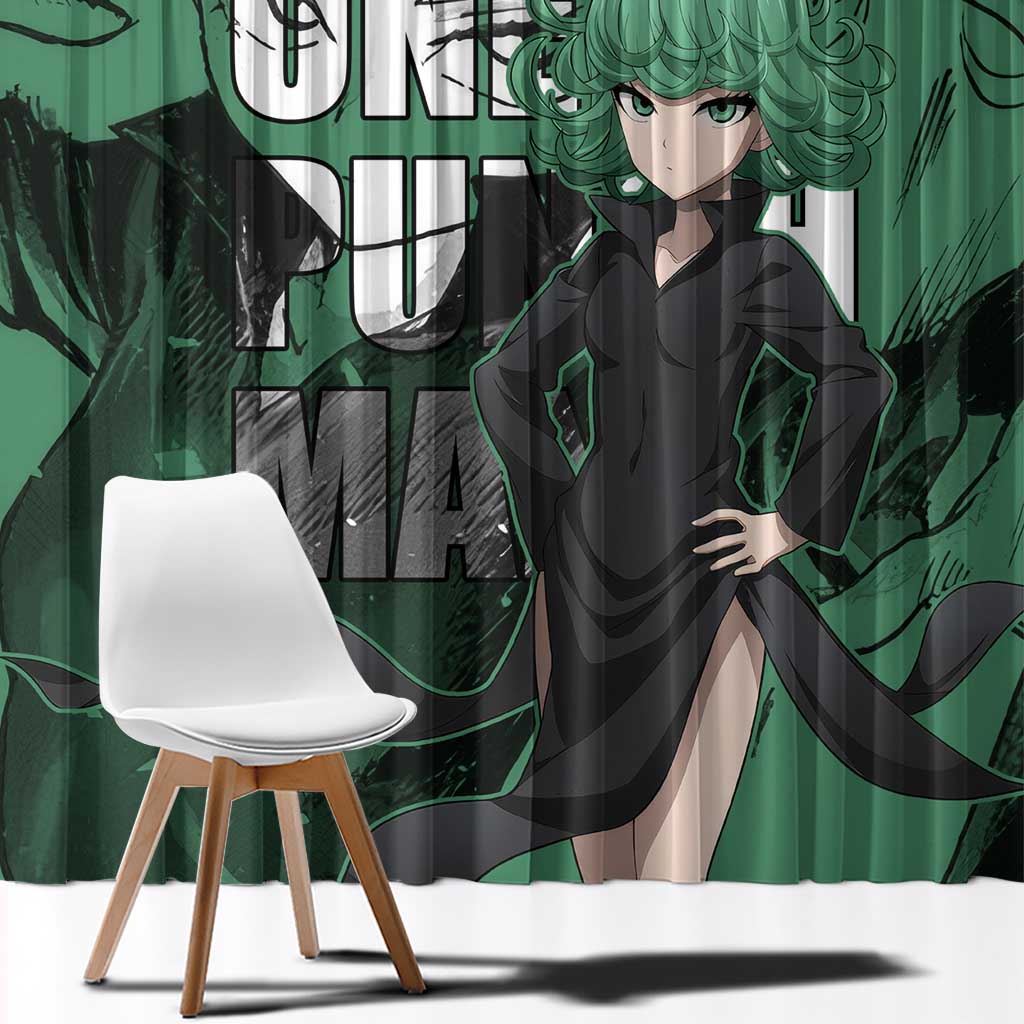 Tatsumaki - One Punch Man Window Curtain Anime Style