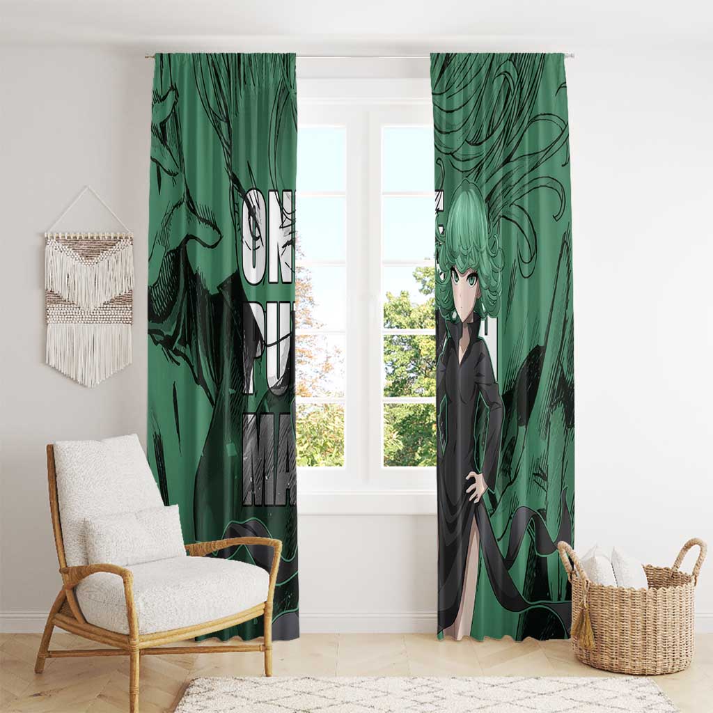 Tatsumaki - One Punch Man Window Curtain Anime Style