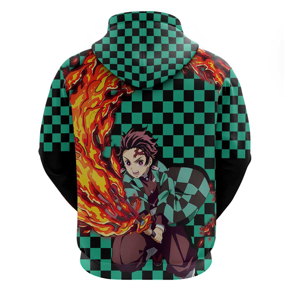 Tanjiro Sun Breathing - Demon Slayer Hoodie Anime Style
